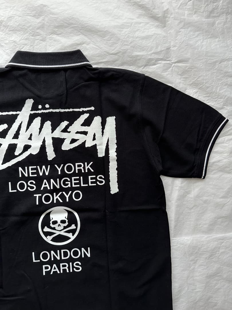 未使用 stussy × mastermind Japan ポロシャツ Lサイズ