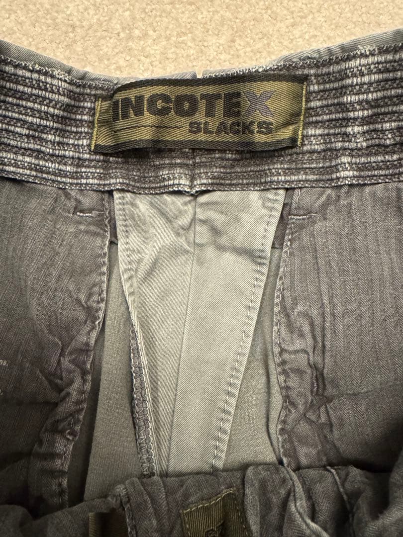 インコテックス　コットンギャバンジィチノ　ダークグレー　W29 pt 100型