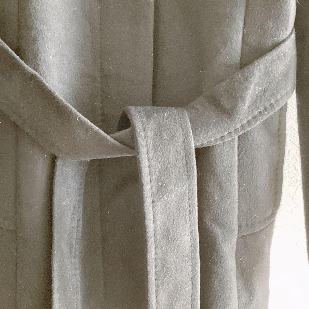 美品 INED カシミヤ100% ロングコート 黒 9 S~M