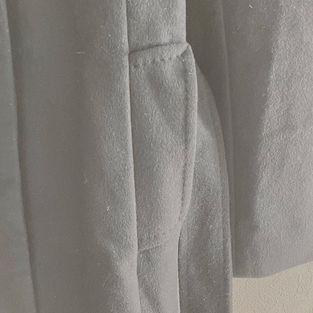 美品 INED カシミヤ100% ロングコート 黒 9 S~M