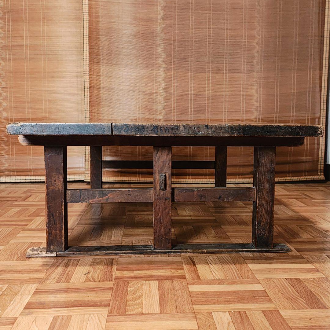 座卓　文机　作業台　大正　古家具
