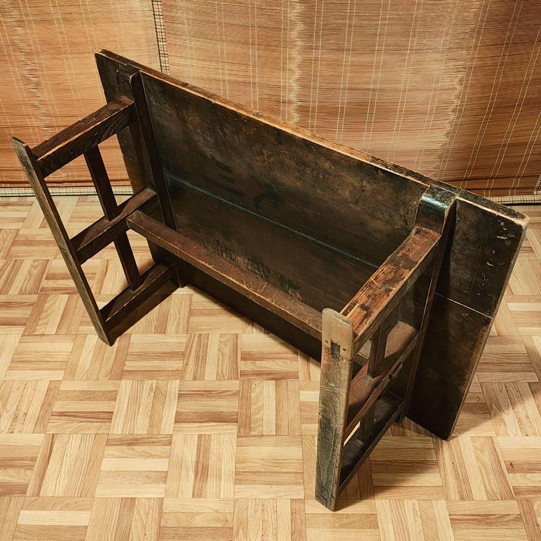 座卓　文机　作業台　大正　古家具