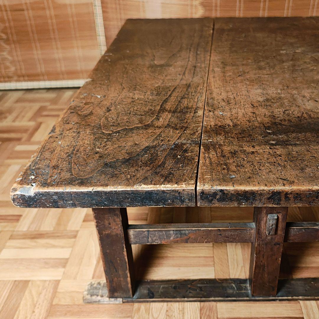 座卓　文机　作業台　大正　古家具