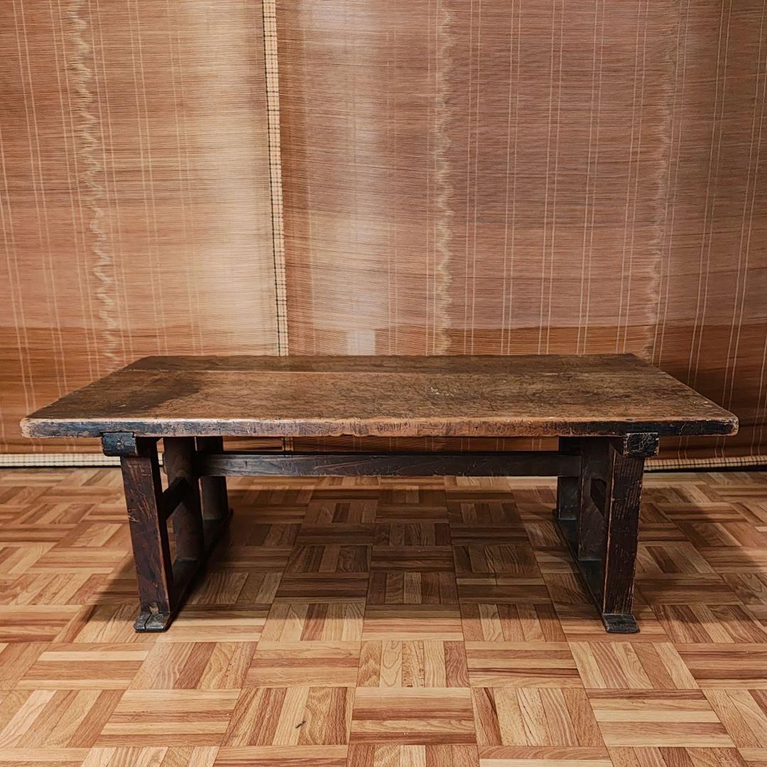 座卓　文机　作業台　大正　古家具