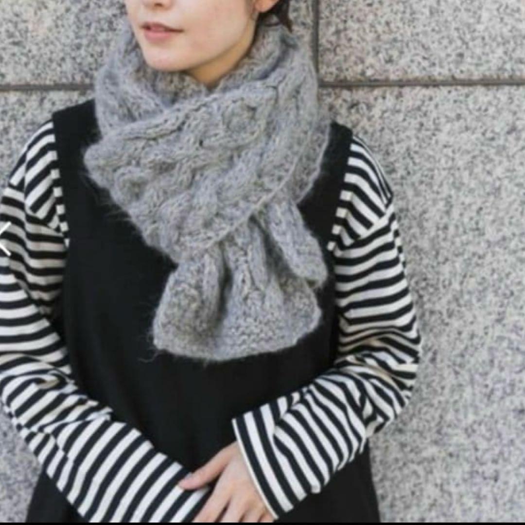 SALE‼︎ かぐれ/スリアルパカウールマフラー