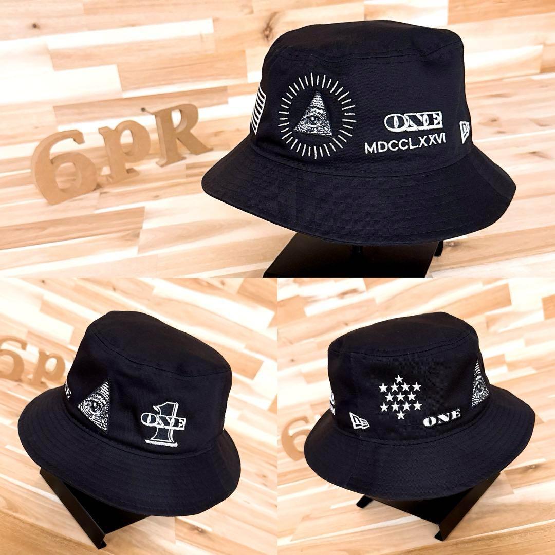 激レア/美品【ニューエラ×オンスポッツ】別注 ダラー ハット L/XL 黒×白