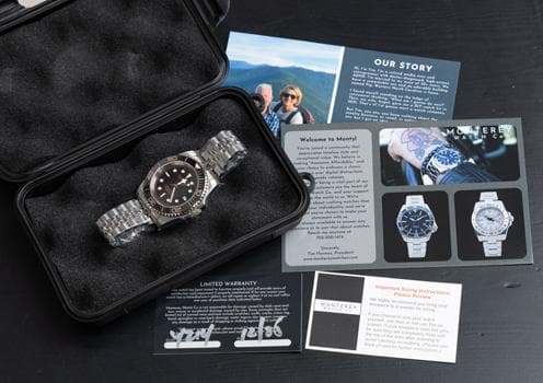 Monterey Watch Co.ダイバーズウォッチ ダークバイユー 未使用品