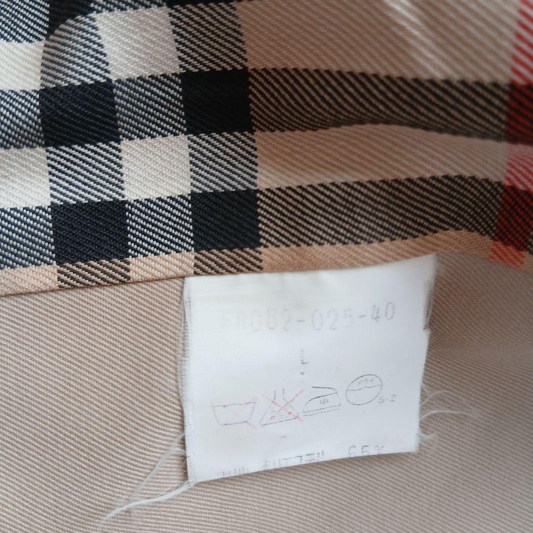 【BURBERRY】ヴィンテージ　ノバチェック　ロングトレンチコート　ベージュ