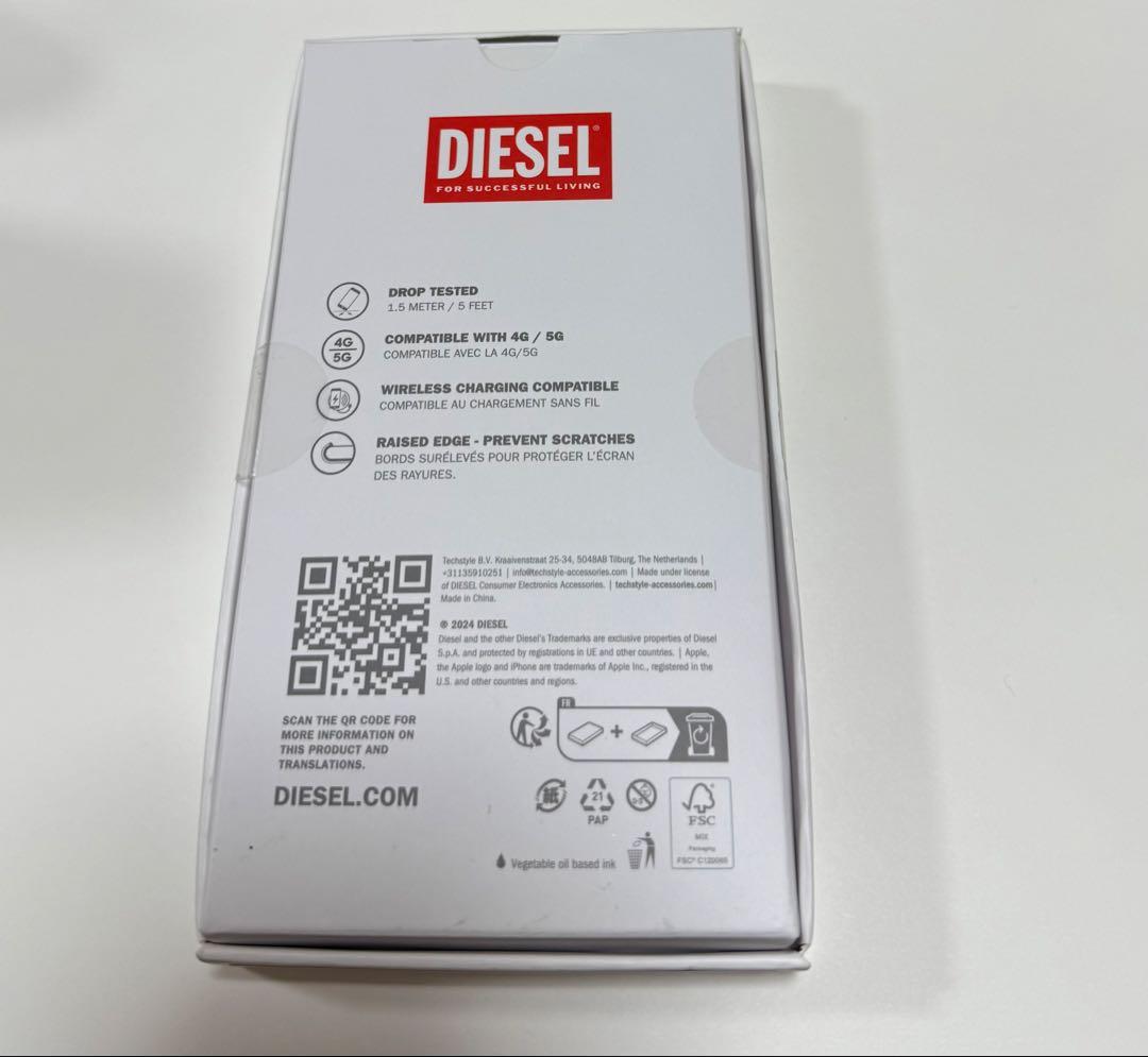 iPhoneアクセサリー DIESEL CAGED D CASE iPhone 16 Pro