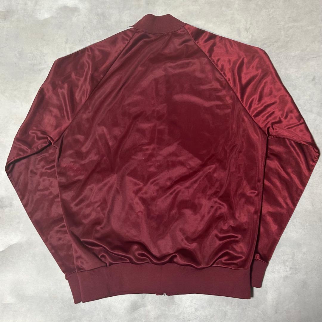 けんけん様80s adidas アディダス トラックジャケット 希少ワインレッド