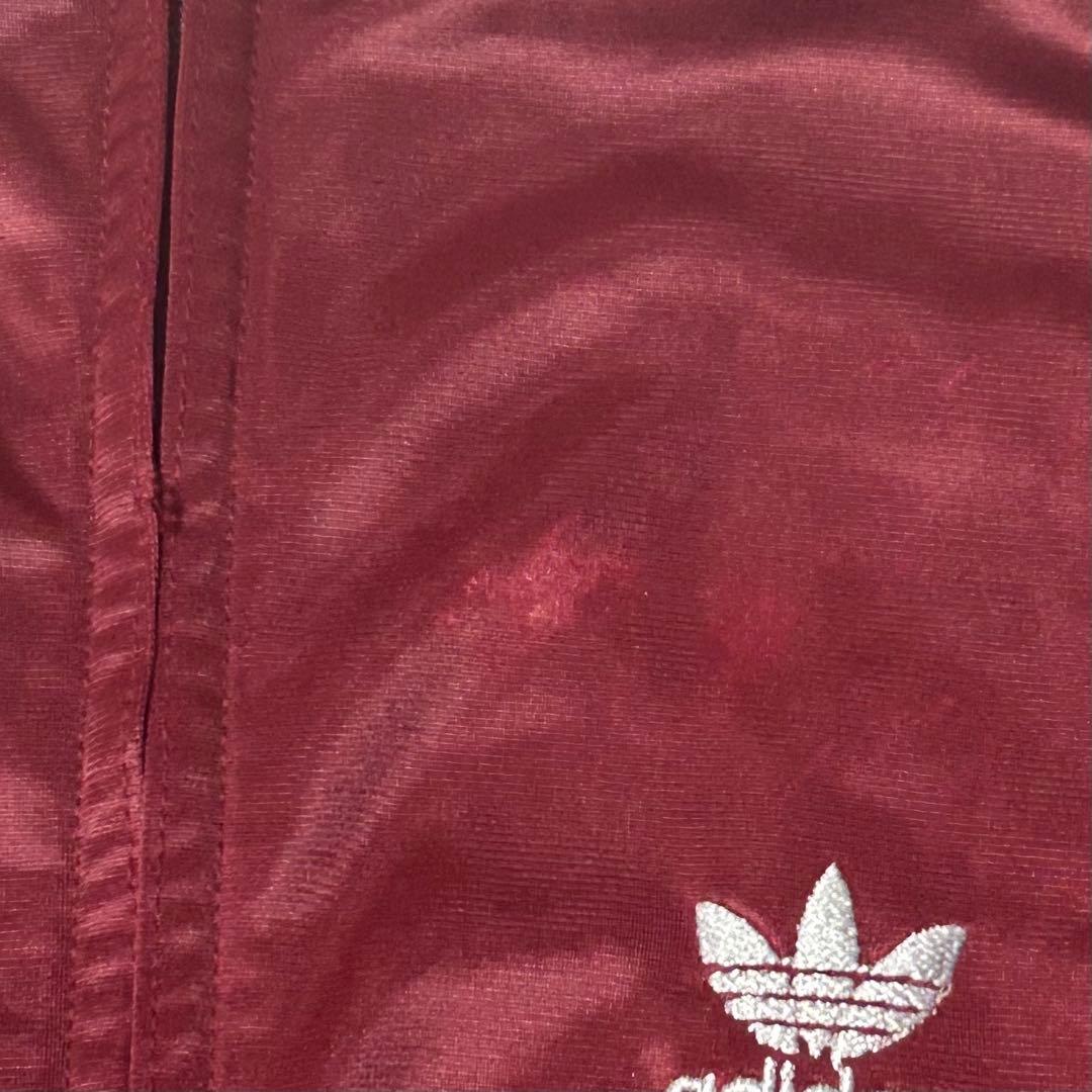 けんけん様80s adidas アディダス トラックジャケット 希少ワインレッド