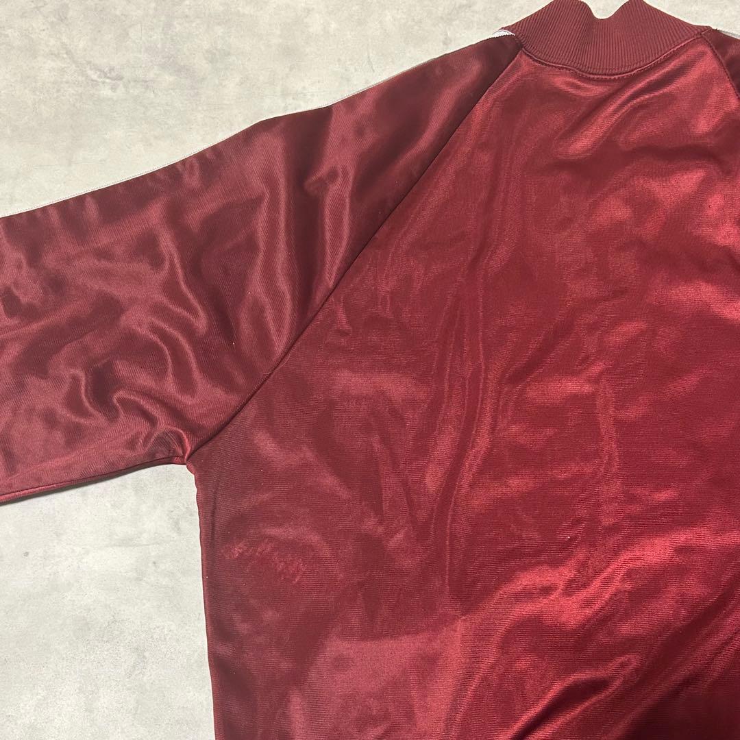 けんけん様80s adidas アディダス トラックジャケット 希少ワインレッド