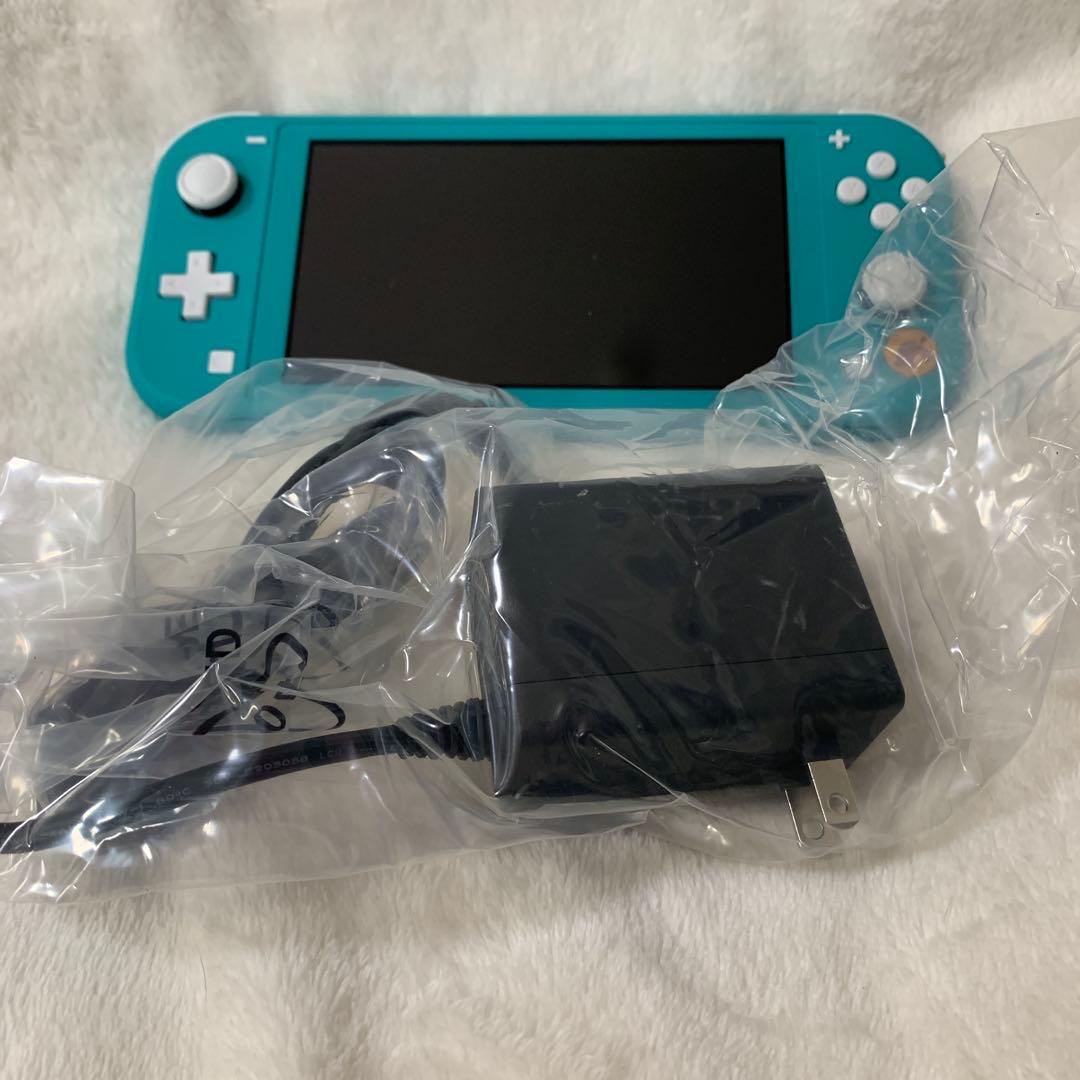 美品Nintendo Switch Lite あつ森まめきち＆つぶきちアロハ柄