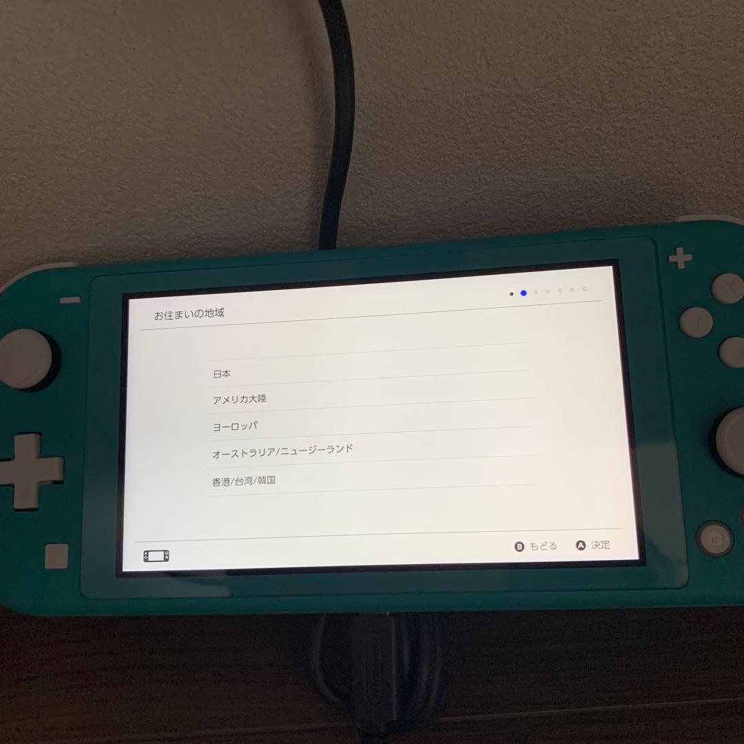 美品Nintendo Switch Lite あつ森まめきち＆つぶきちアロハ柄
