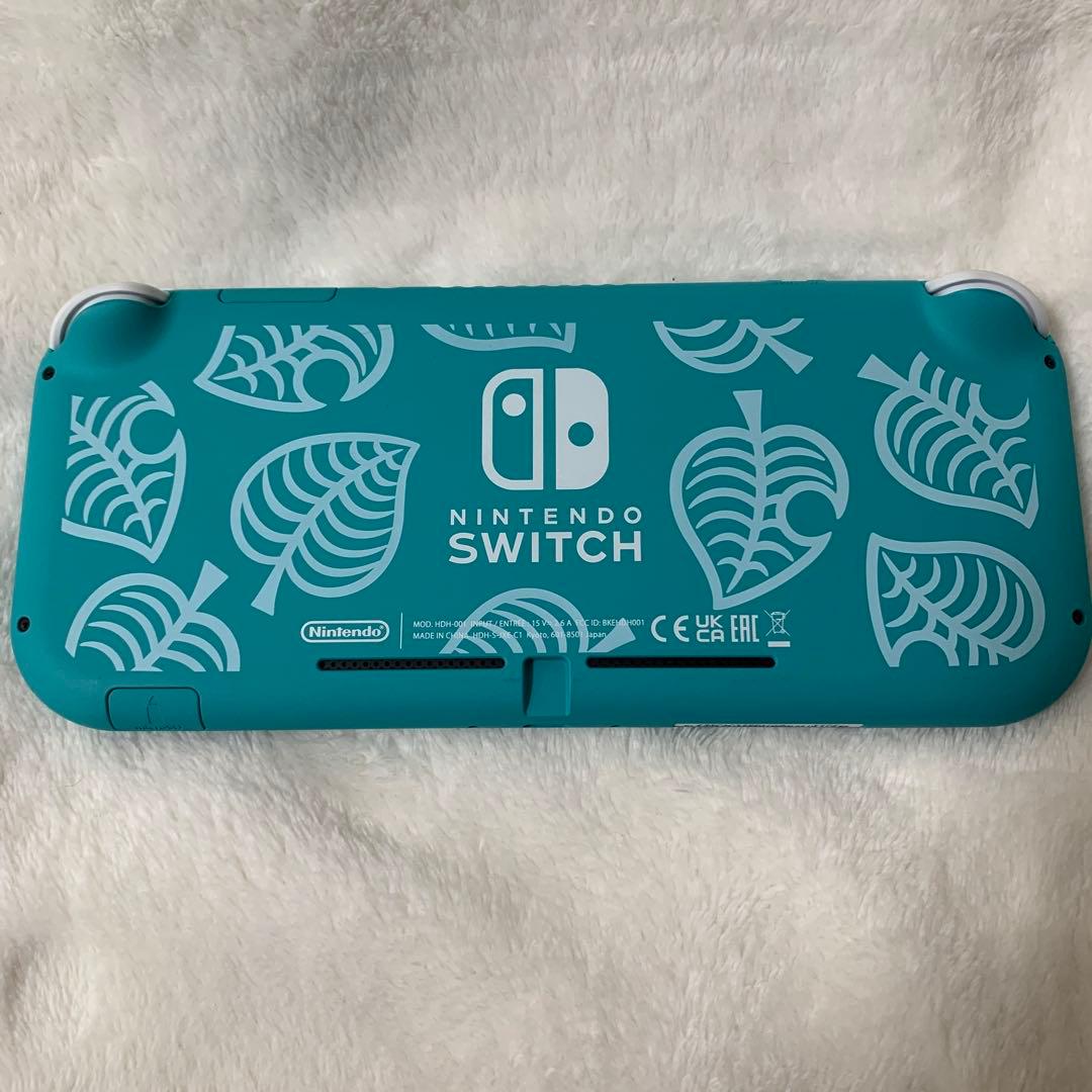 美品Nintendo Switch Lite あつ森まめきち＆つぶきちアロハ柄