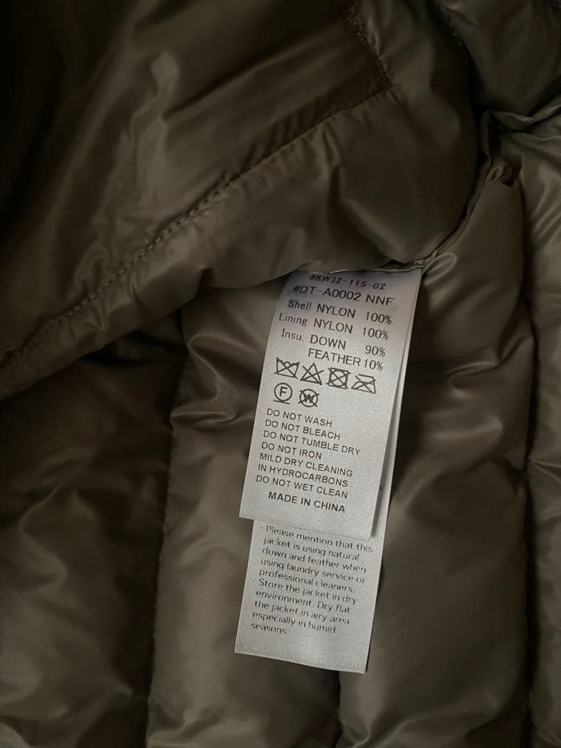 DANTON 　ダントン　インナーダウンベスト　M WOMEN