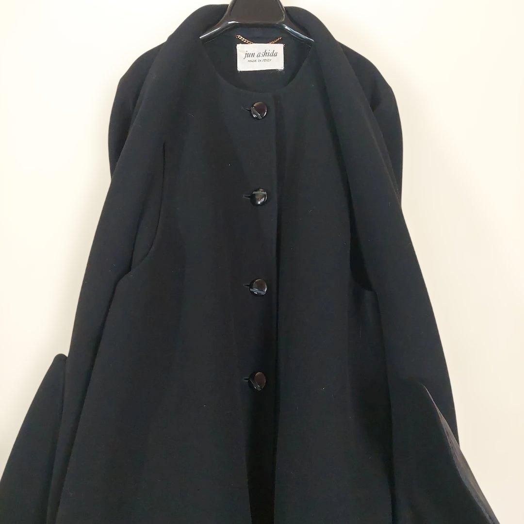 がじゅ　jun ashida 黒 ロングコート