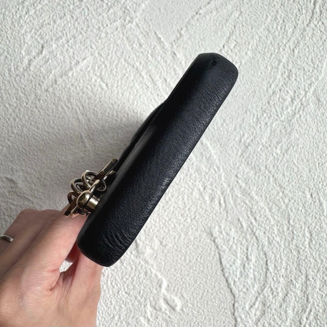 DIOR レディディオール iPhone15ケース キルティング カナージュ