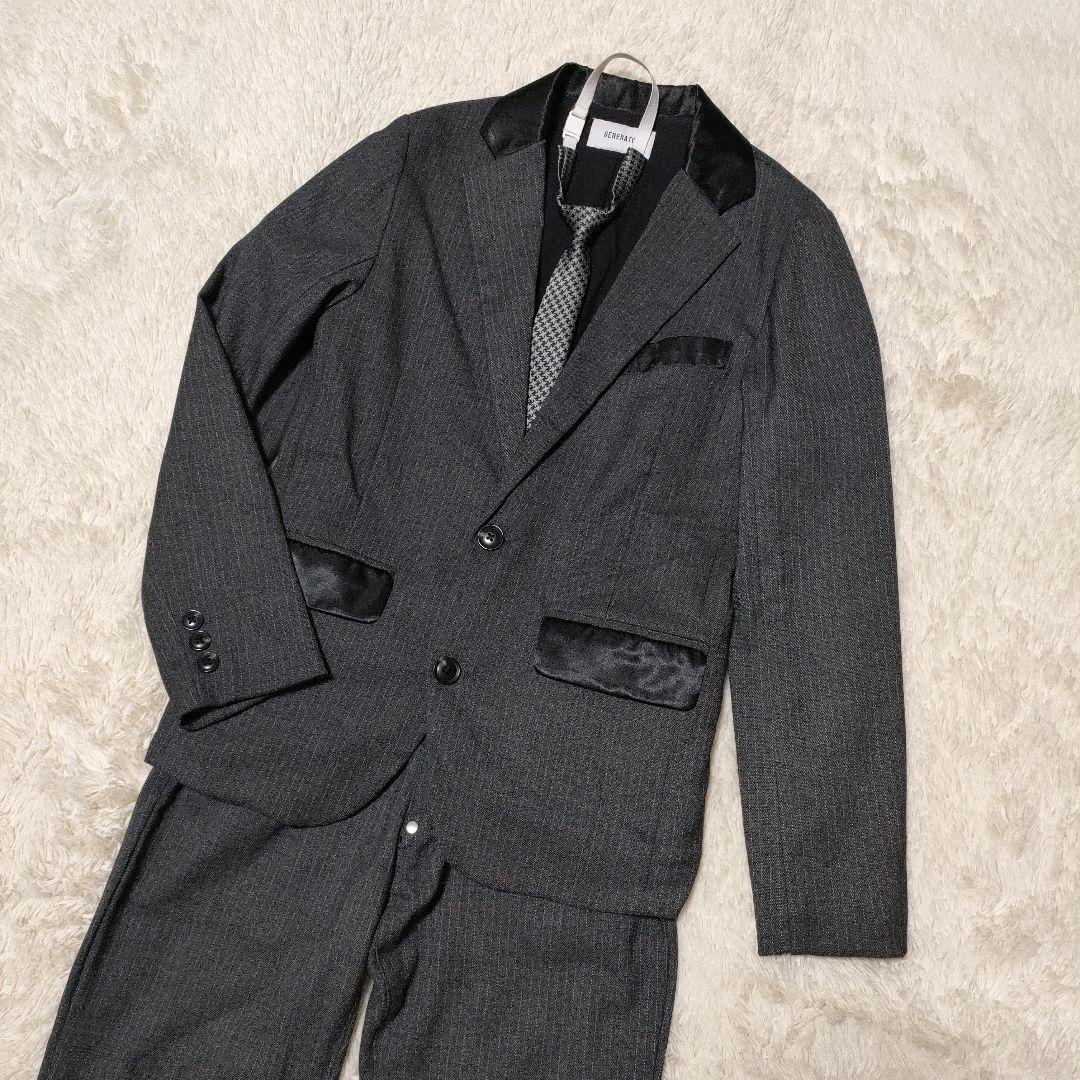 ジェネレーター 160 スーツ 卒業式 男の子 ピンストライプ