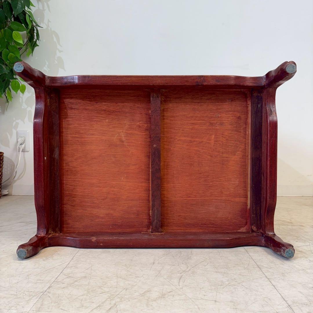 アジアンヴィンテージ　唐木家具　猫脚　4段チェスト