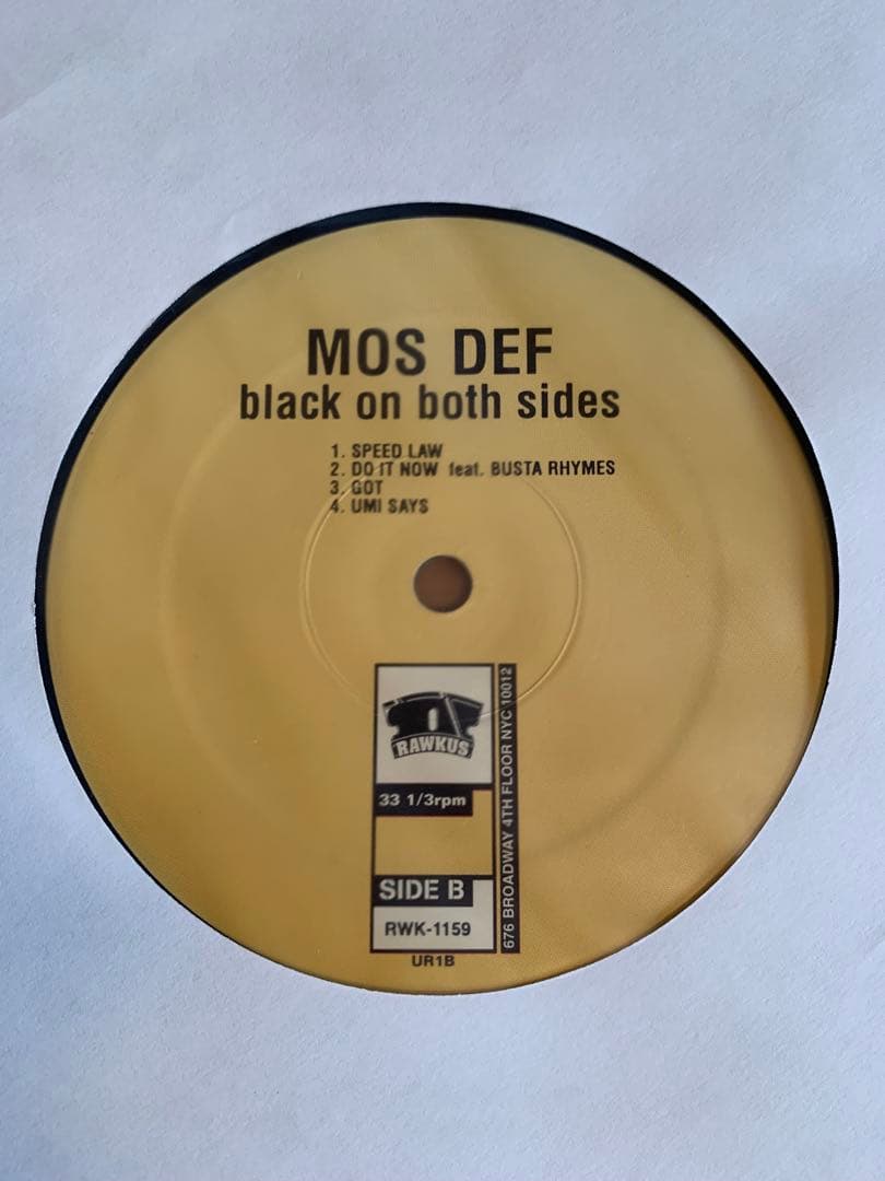USオリジナル Mos Def – Black On Both Sides