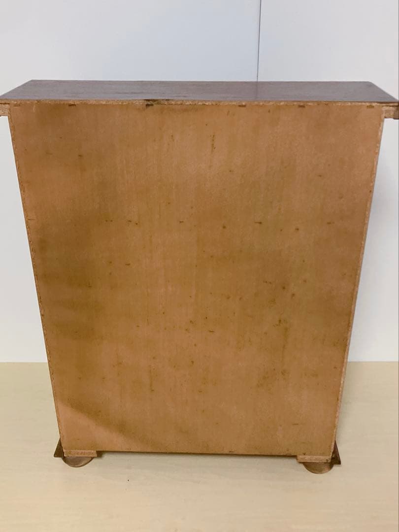 鍵付き　ライティングビューロー　デスク　チェスト　木製　デスクチェア