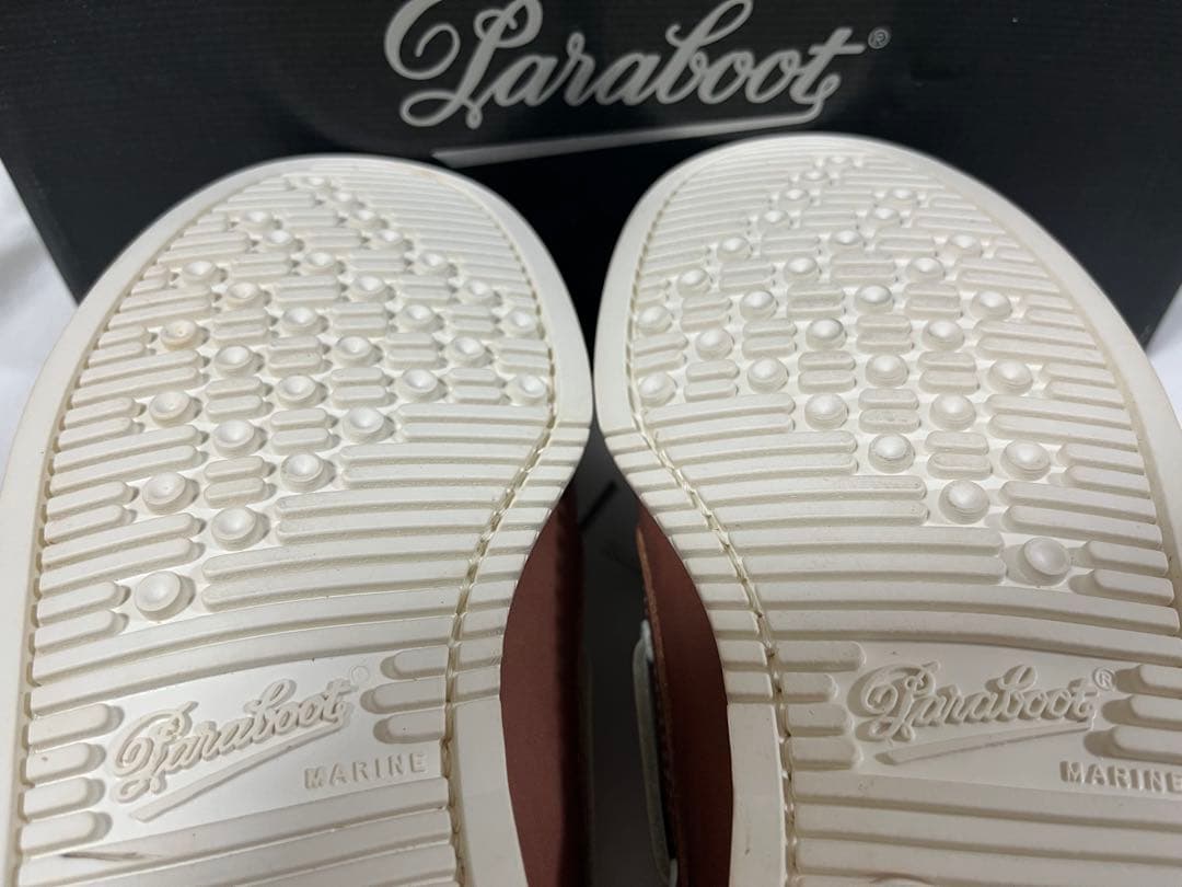 パラブーツ バース キルト付き モカシン デッキシューズ UK8