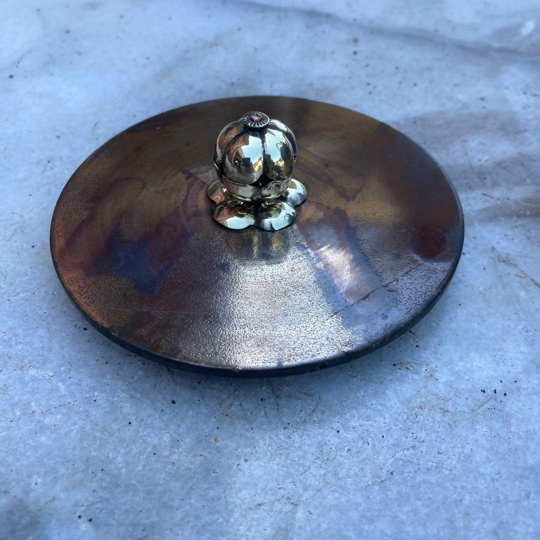 龍文堂梅花銀象嵌入り鉄瓶