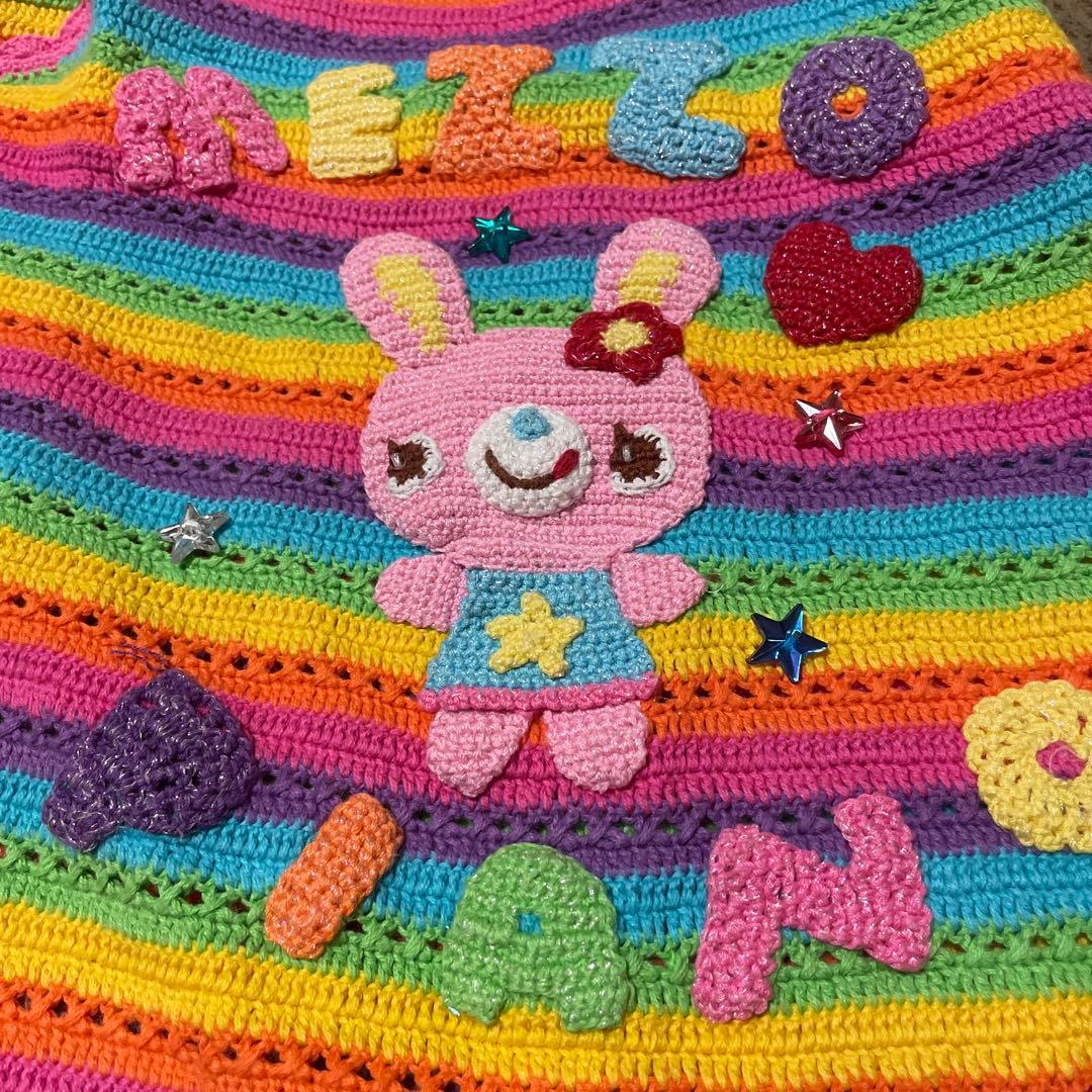 希少　メゾピアノ　ニット　キャミワンピース　L キッズ　ブランド　棉100美品