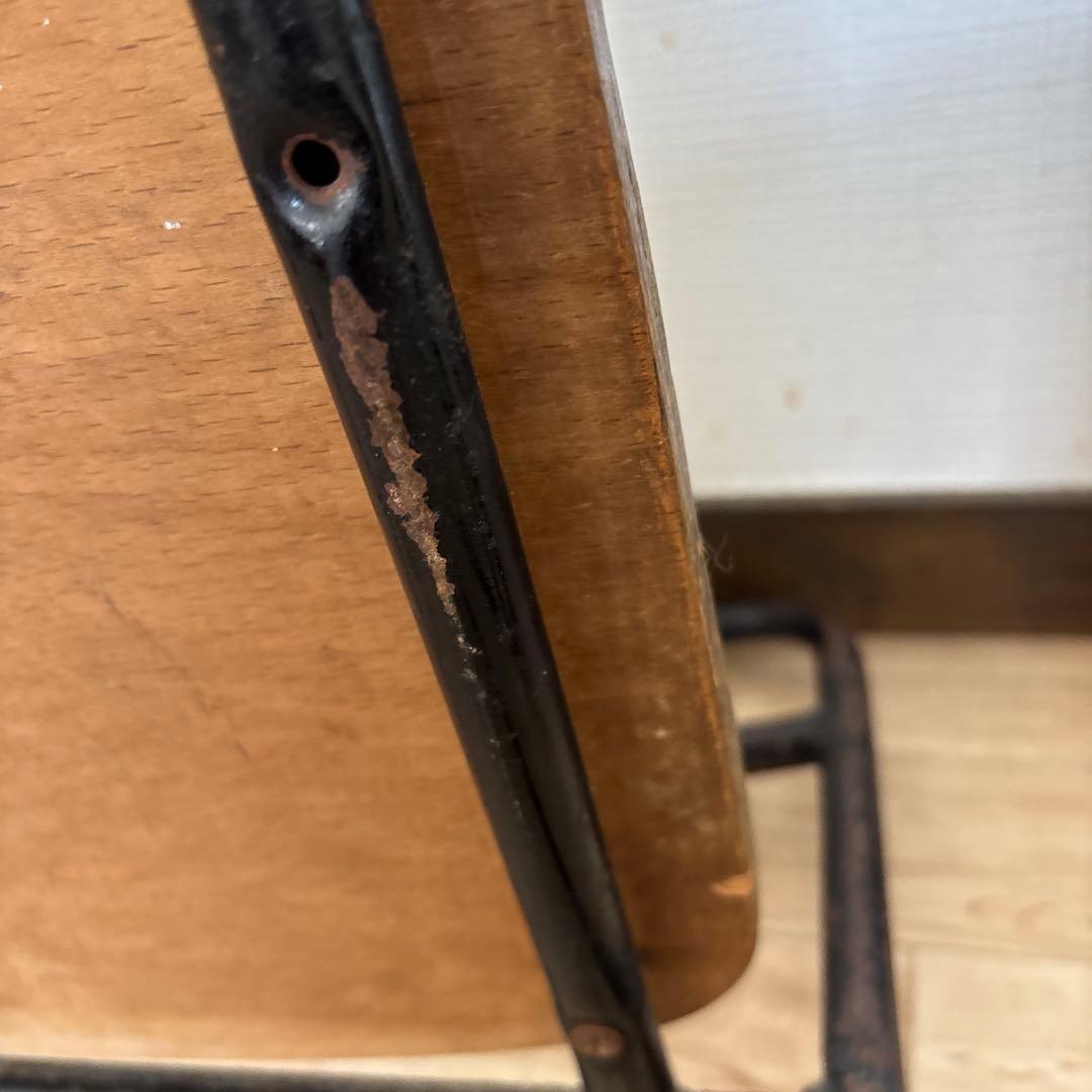 懐かしい幼稚園の椅子2脚セットアンティーク