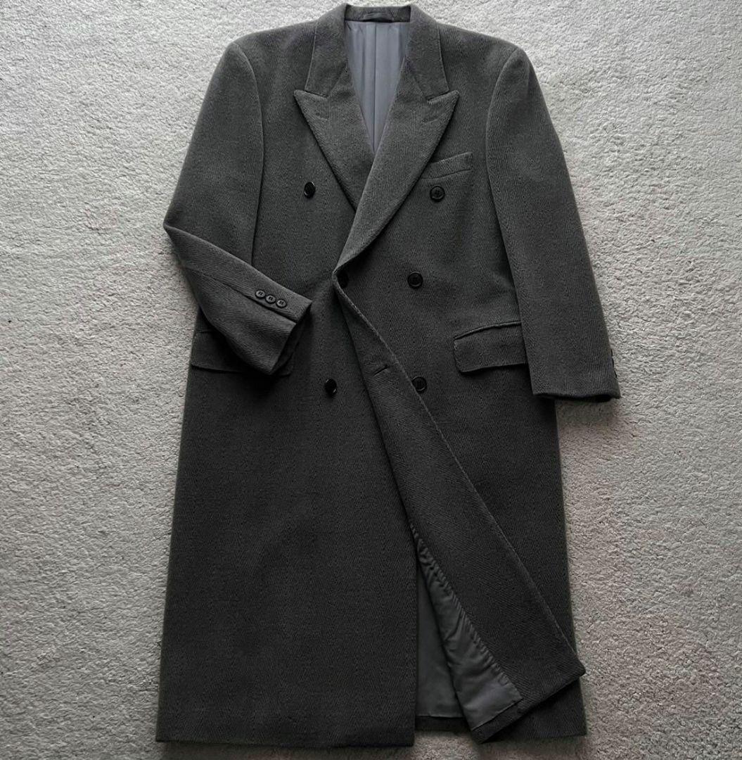 ✨高級紳士服✨チェスターロングコート ダブル 6B 菅田将暉 カシミヤ XL相当