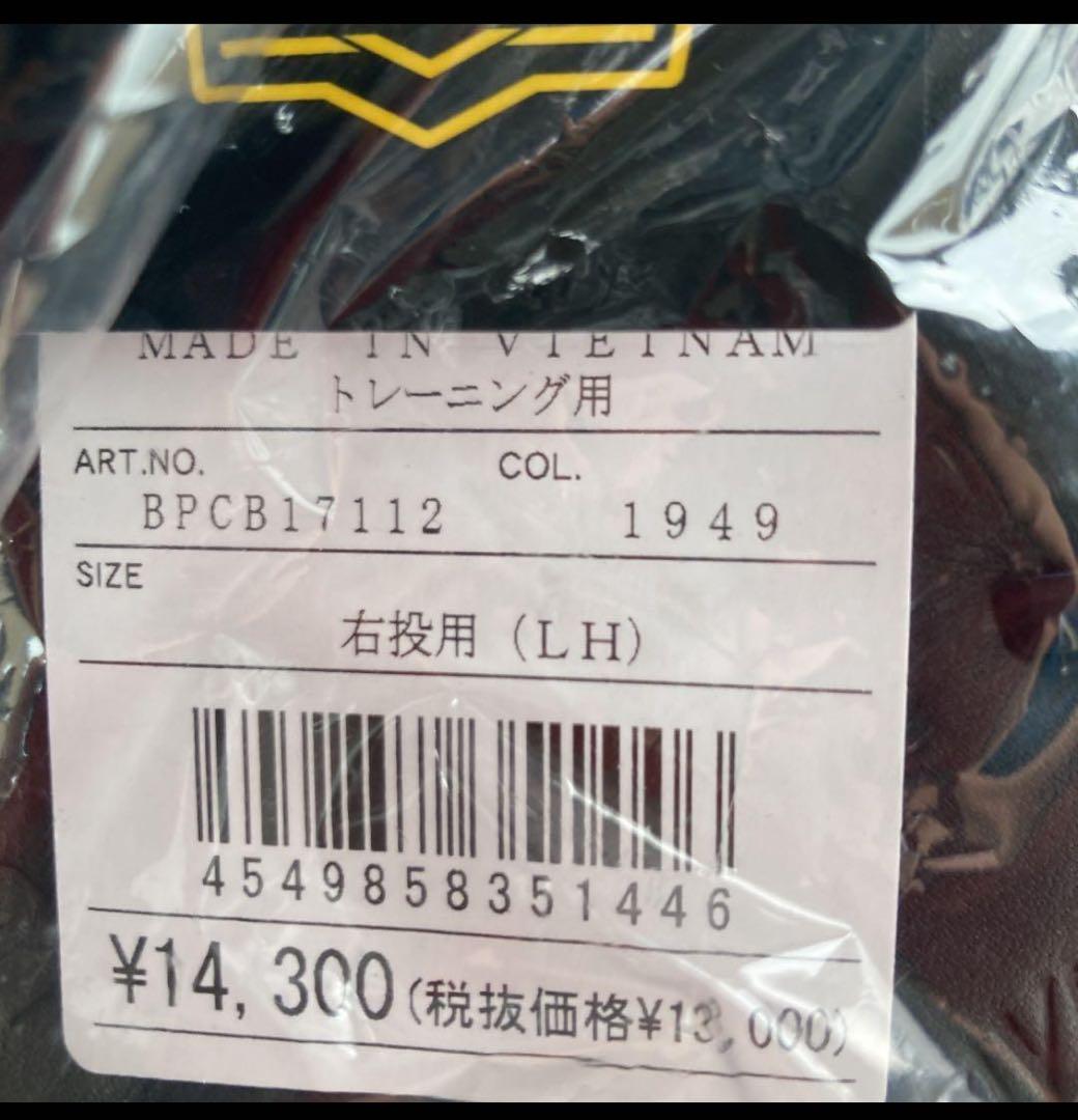 ゼット　トレーニングミット　キャッチャーミット