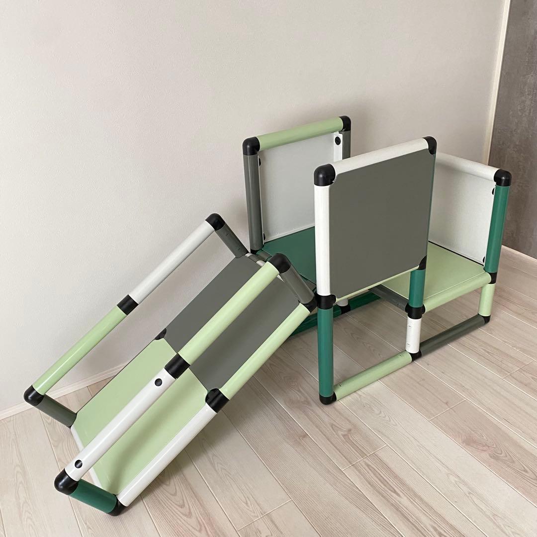 ボーネルンド クアドロ すべり台 ジャングルジム グリーン 知育玩具 遊具 運動