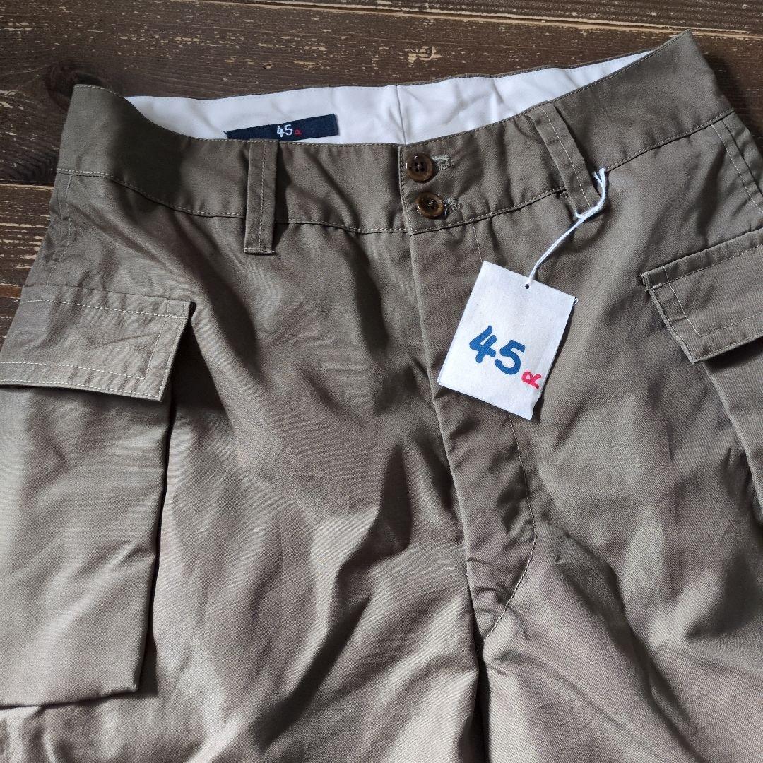 45R 綿ナイロンオックスフォード馬比女カーゴパンツ　ベイカーパンツ　М