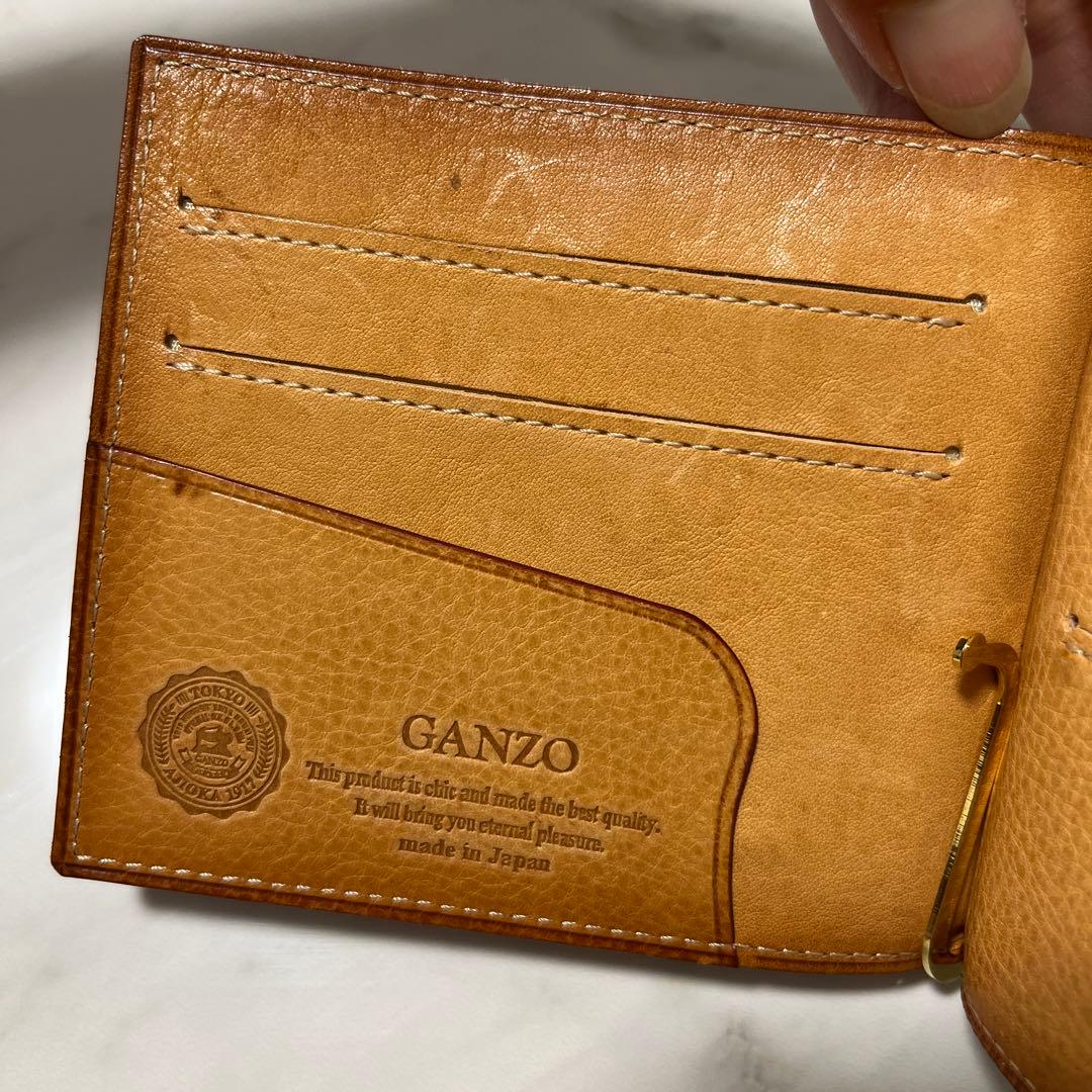 GANZO ガンゾ　マネークリップ　ネイビー