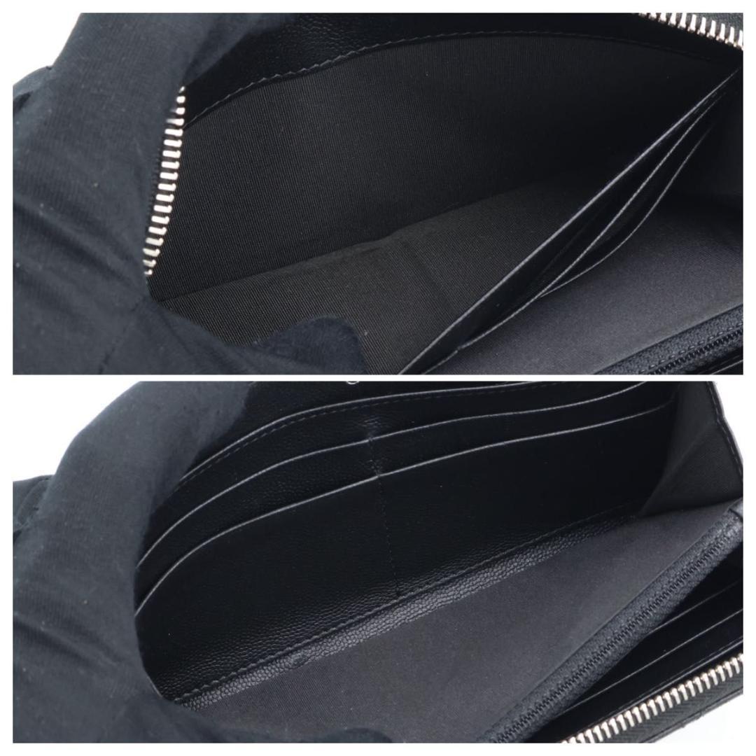 【極美品】CHANEL ジップアラウンドウォレット　ダイヤモンドステッチ　長財布