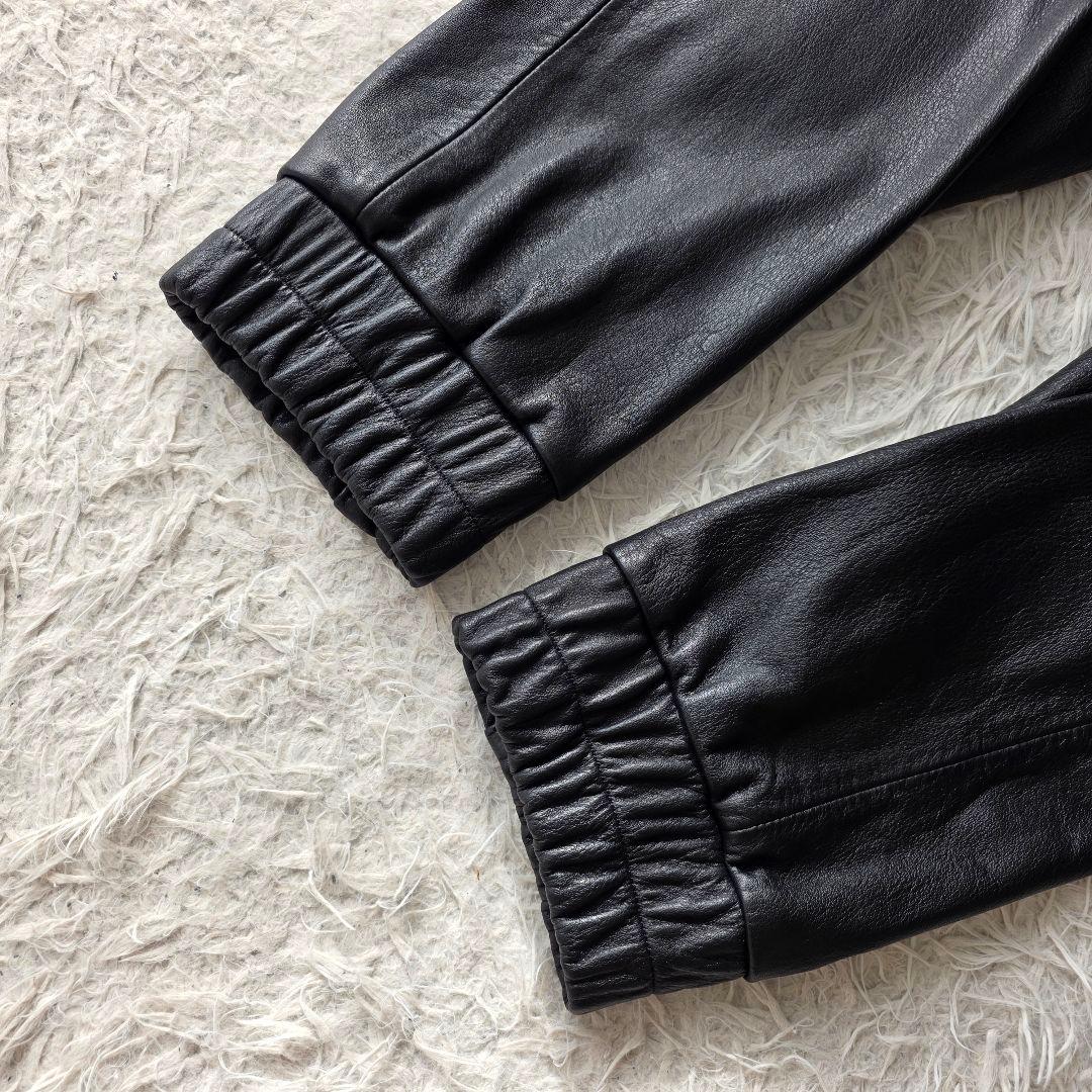 【極美品/稀少3L】KADOYA レザーパンツ カーゴパンツ ライダース 牛革