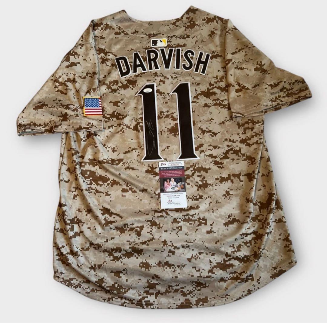Yu Darvish サイン入り Padres 迷彩ジャージ WBC JSA