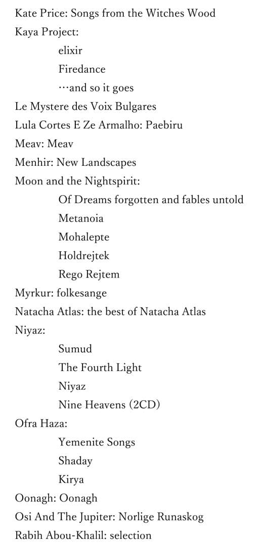 International、World系CDまとめvol.5