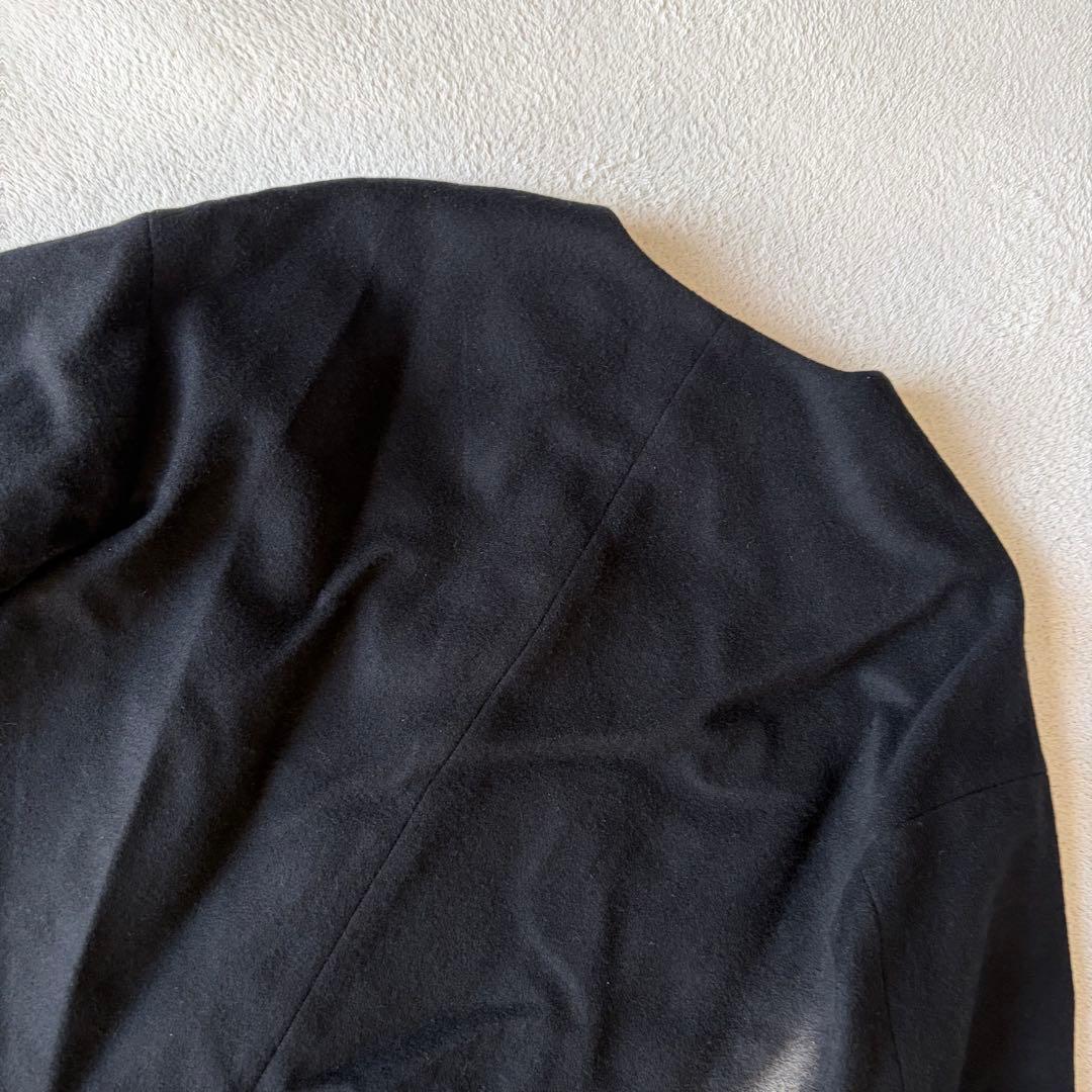 cocoti0822 SUPER 100 シャギーノーカラーコート 未使用