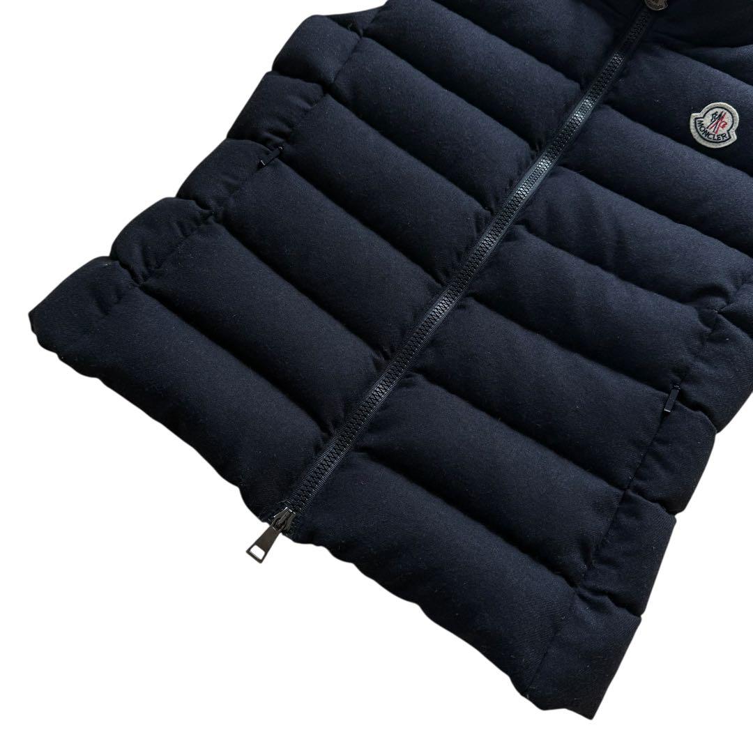 MONCLER GHANY ガーニー ダウンベスト ワッペンロゴ ウール S