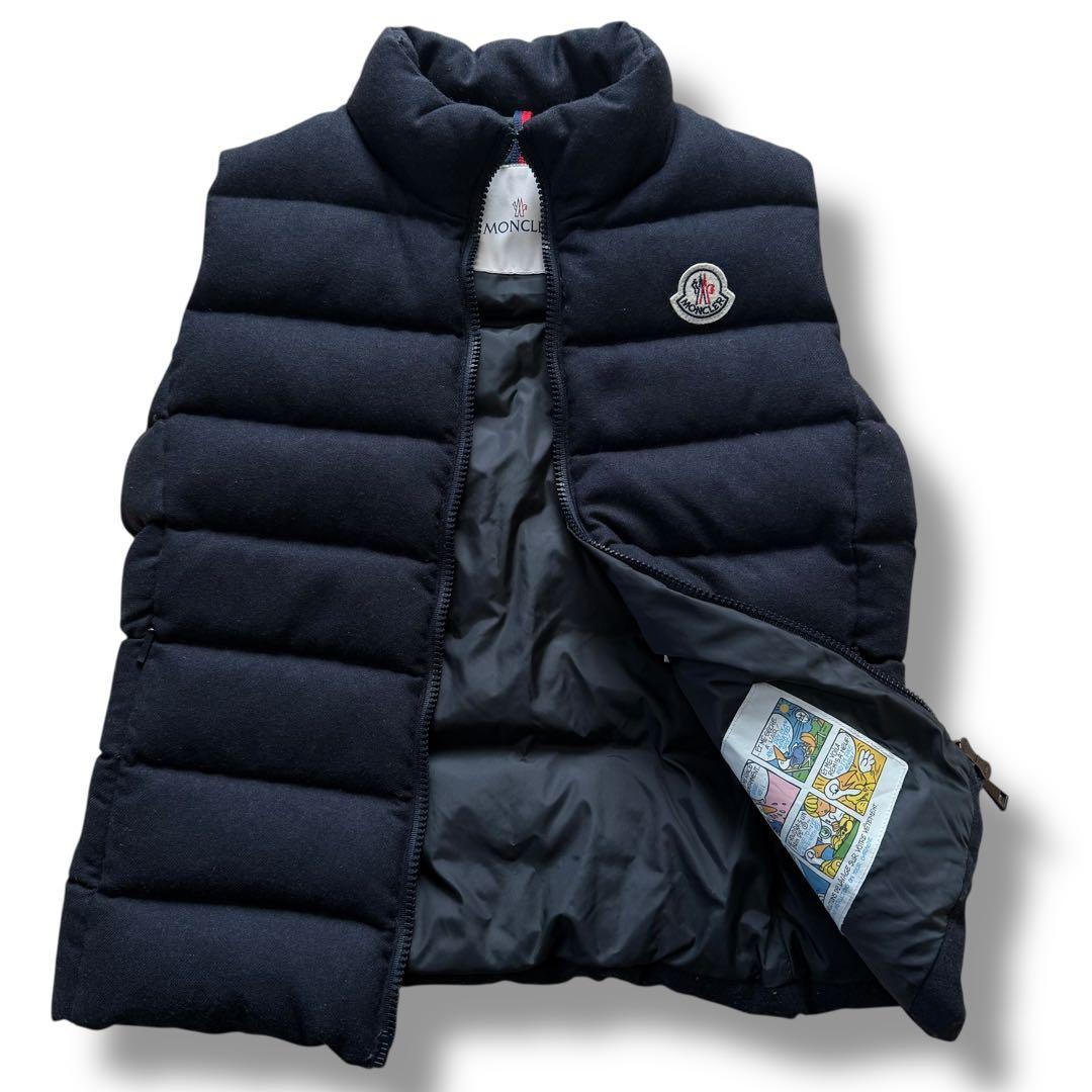 MONCLER GHANY ガーニー ダウンベスト ワッペンロゴ ウール S