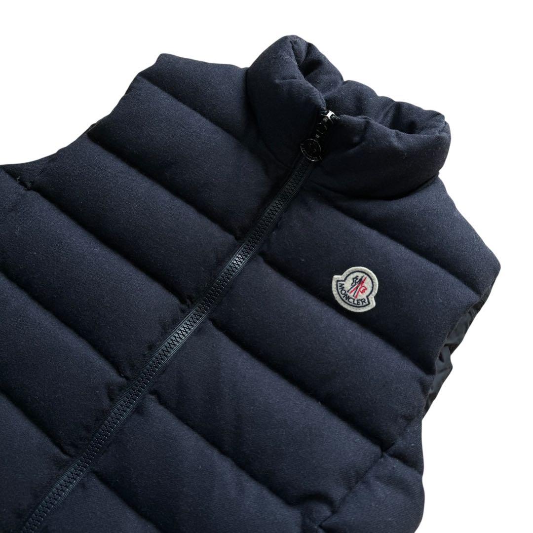 MONCLER GHANY ガーニー ダウンベスト ワッペンロゴ ウール S