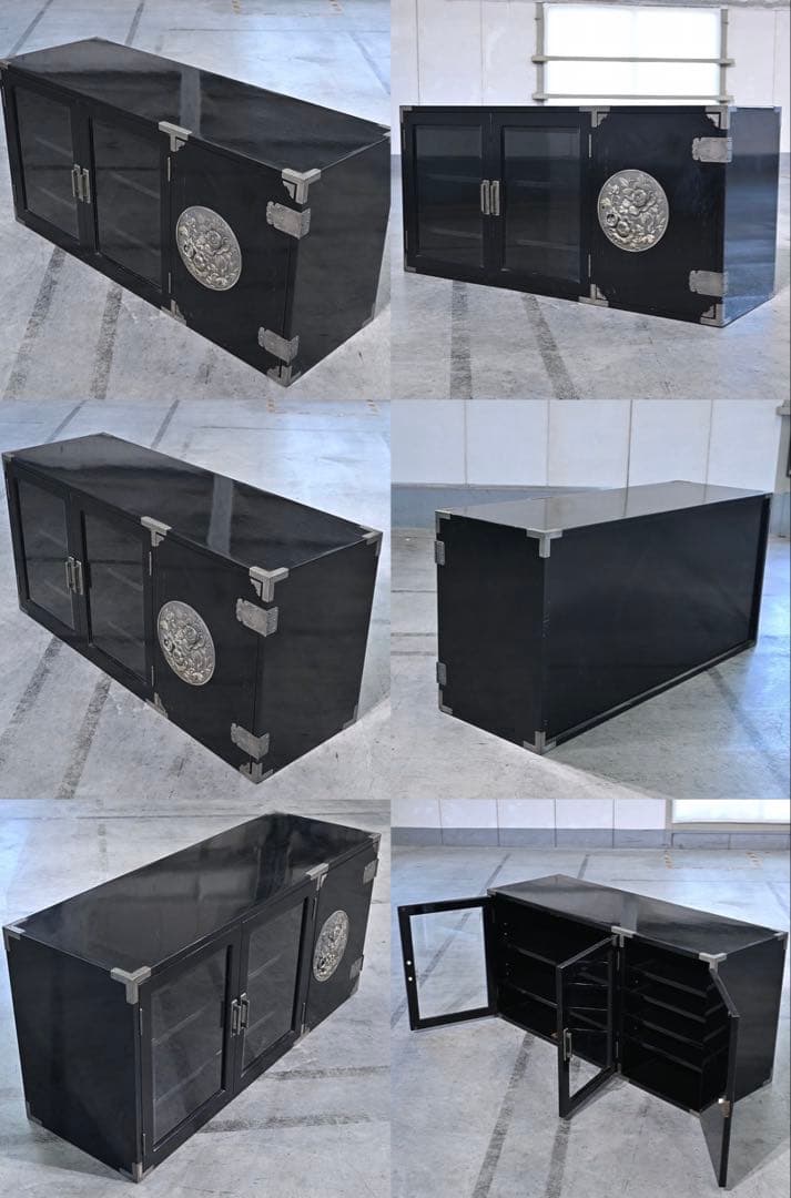 和箪笥 金具装飾 収納 キャビネット ローチェスト 古民家 寝室 玄関 応接間