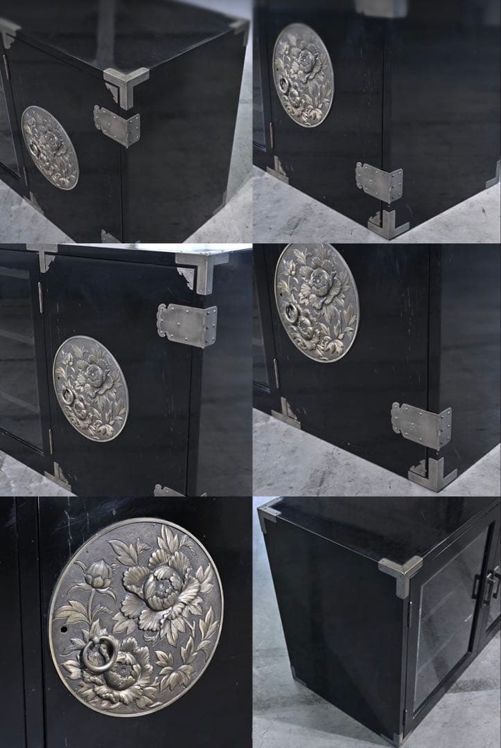 和箪笥 金具装飾 収納 キャビネット ローチェスト 古民家 寝室 玄関 応接間