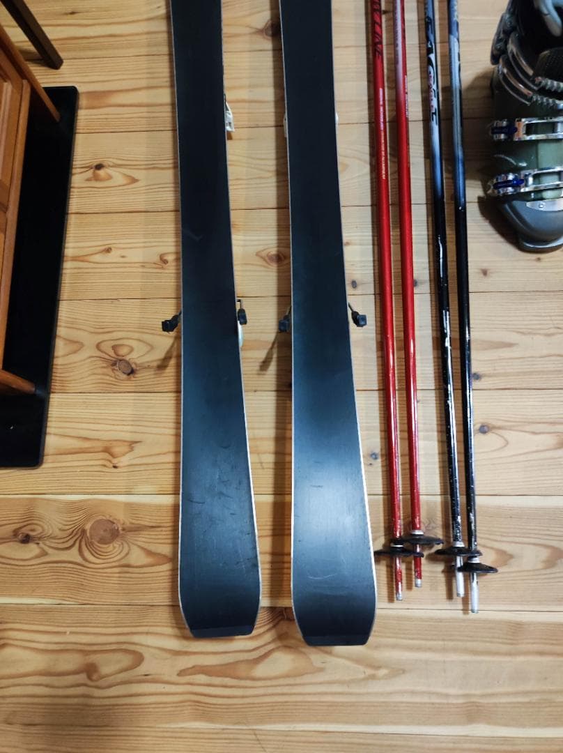 【中古】Atomic X-Can 2 スキー 板／130㎝スキーブーツ、ストック