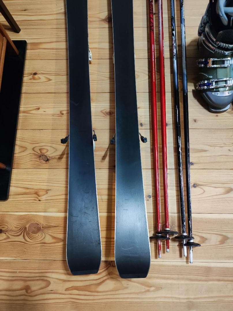 【中古】Atomic X-Can 2 スキー 板／130㎝スキーブーツ、ストック