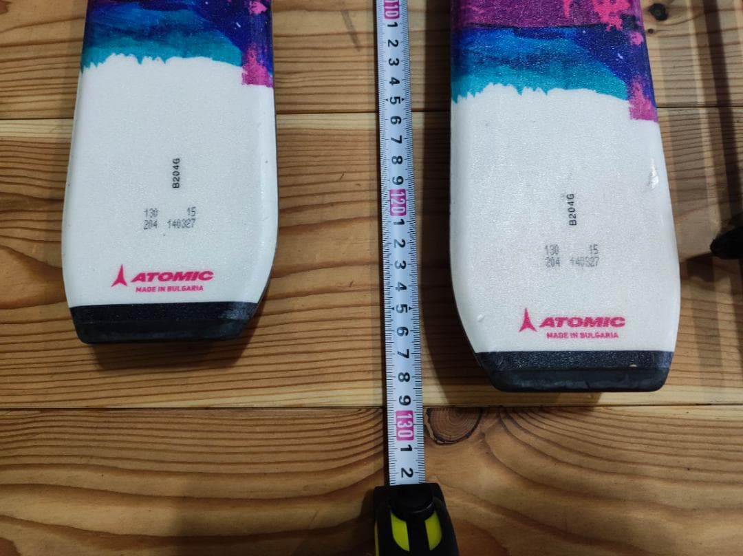 【中古】Atomic X-Can 2 スキー 板／130㎝スキーブーツ、ストック