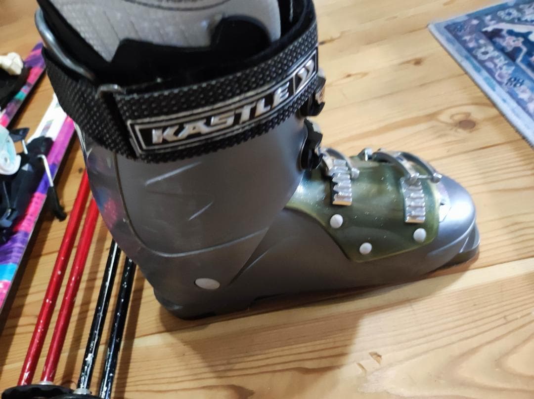 【中古】Atomic X-Can 2 スキー 板／130㎝スキーブーツ、ストック