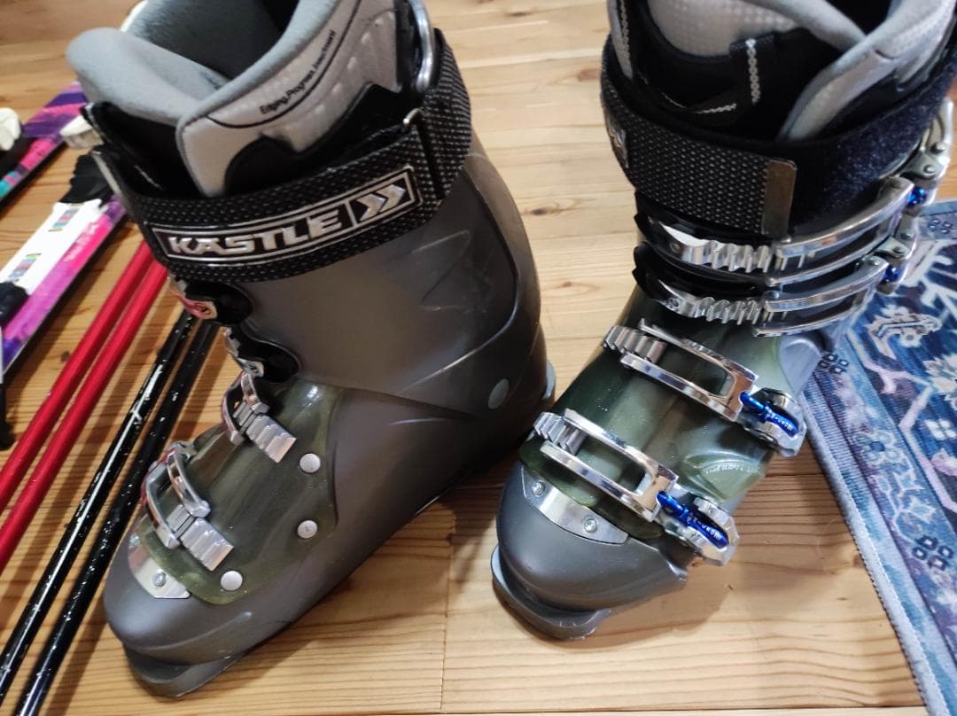 【中古】Atomic X-Can 2 スキー 板／130㎝スキーブーツ、ストック